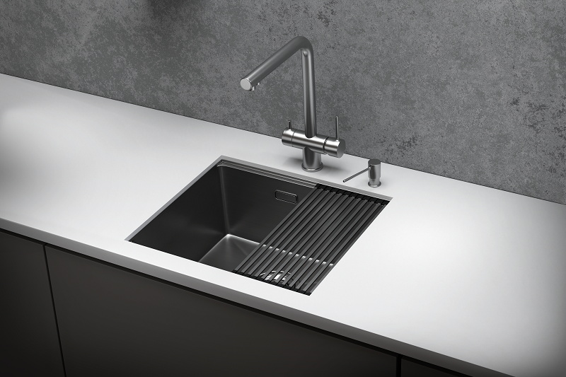 Мойка кухонная Granula 5045U, СТАЛЬ САТИН